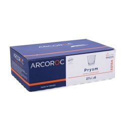 Glas fr vatten Arcoroc Prysm Transparent Glas 270 ml (6 antal)