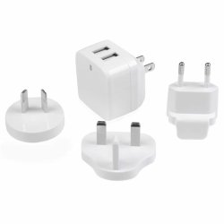 Brbar laddare Startech USB2PACWH            Svart 65 W