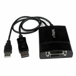 Adapter DisplayPort till DVI Startech DP2DVID2             Svart