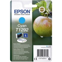 Original Blckpatron Epson Cartucho T1292 cian Turkos