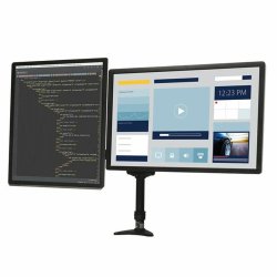 Bordfste fr Skrm Startech ARMDUAL Svart 24"