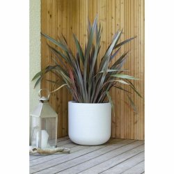 Kruka EDA Vit Plast Rund  40 cm