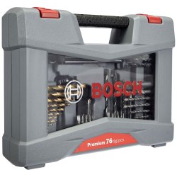Spolset BOSCH 2608P00234 76 Delar Rostfritt stl Transportfodral