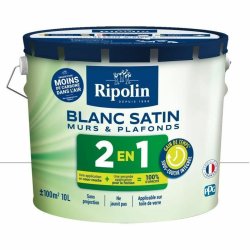 Grundfrg Ripolin Vit Satinfinish 10 L