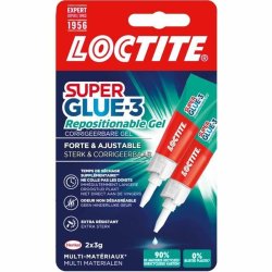 Cyanoakrylat Loctite SUPERGLUE-3 3 g 2 Delar (12 antal)