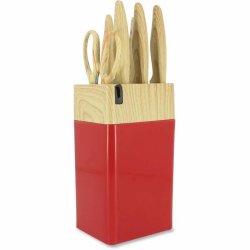 Knivset Menastyl polypropen Rosa 6 Delar (6 antal)