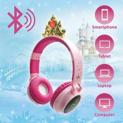 Bluetooth Hrlurar Lexibook HPBT015DP Disney Princess Rosa