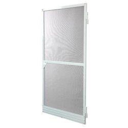 Myggnt Drrar Glasfiber Aluminium Vit (220 x 100 cm)