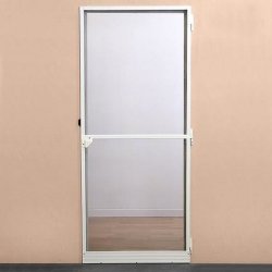 Myggnt Drrar Glasfiber Aluminium Vit (220 x 100 cm)