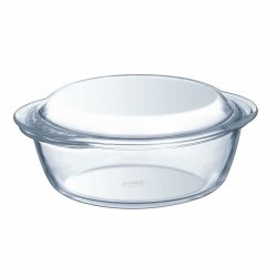 Kastrull med lock Pyrex Essentials Transparent 32 L