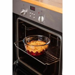 Behllare fr matkonservering Pyrex Bl Transparent Rund 1,6 L (