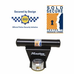 Hngls med nyckel Master Lock 1488EURDAT Stl Rund