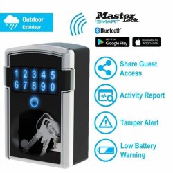 Hngls med nyckel Master Lock 5441EURD Zink Plast Rektangulr