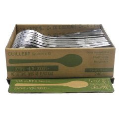 Set med skedar Amefa Ecologic Slim Metall Stl (12 antal)