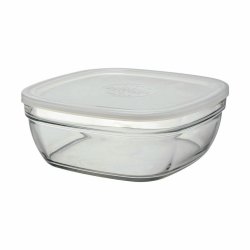 Fyrkantig matlda med lock Duralex FreshBox 3 L 23 x 23 x 9 cm (