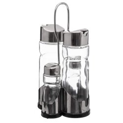 Saltkar med lock Secret de Gourmet Multicolour Transparent Glas