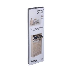 Skostll 5five Simply Smart Ljusgr Tr 115 x 60 x 24 cm