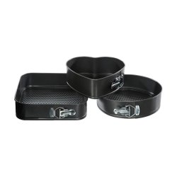 Set med Lstagbara Formar Secret de Gourmet Svart Aluminium 3 De