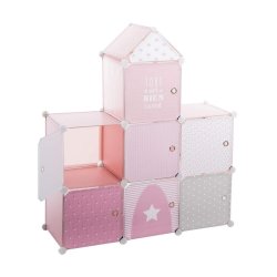 Bokhylla Atmosphera Pink Castle Barn Modulr polypropen (95,5 x