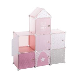 Bokhylla Atmosphera Pink Castle Barn Modulr polypropen (95,5 x