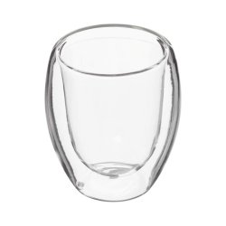 Set med kaffekoppar Secret de Gourmet Transparent Glas 70 ml