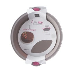 Silikonform med handtag Secret de Gourmet Brun Silikon 24 cm
