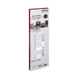 Bokhylla 5five Simply Smart Vit Tr 34,4 x 32 x 100,5 cm