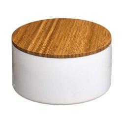 Frvaringslda med lock 5five Simply Smart Natureo Vit Naturell