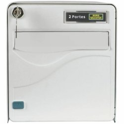 Brevlda Burg-Wachter   36,5 x 28 x 31 cm Vit Plast