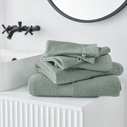 Set med Handdukar TODAY Essential Celadon Ljusgrn 50 x 90 cm (1