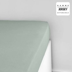 Inpassat underlakan TODAY Jersey Ljusgrn 140 x 190 cm