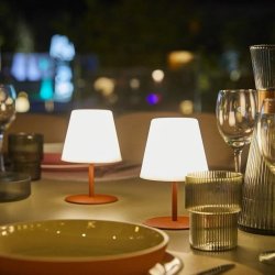 Bordslampa Lumisky Mrkbrun