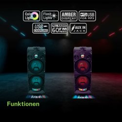 Hgtalare Muse M-1935 DJ Svart