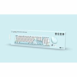 Tangentbord och Mus Mobility Lab Pure Color Bl Azerty Franska