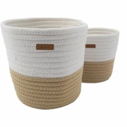 Multifunktionell korg Domiva Beige Bomull