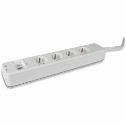 Ellist 4 Tomas-uttag utan brytare SCS SENTINEL SmartPlug 240 V
