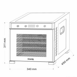 mat dehydrator Hkoenig 650 W