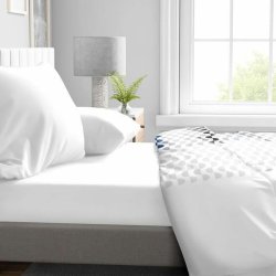 Inpassat underlakan HOME LINGE PASSION HP71760 Vit 90 x 190 + 30