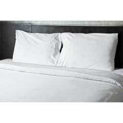 Bddset HOME LINGE PASSION Flat sheet Vit Enkelsng 180 x 290 cm