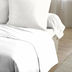 Bddset HOME LINGE PASSION Flat sheet Vit Enkelsng 180 x 290 cm