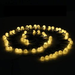 LED-krans Lumi Garden BILLY SPHERICAL 60 LEDS Svart noir 1 W