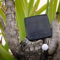 LED-krans Lumi Garden BILLY SPHERICAL 60 LEDS Svart noir 1 W