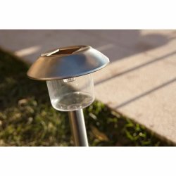 Solcellslampa Lumisky Alesia LED Silvrig Rostfritt stl Kallvit