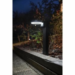 Solcellslampa Galix G4590B Silvrig 1000 Lm