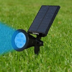 Solcellslampa Lumisky Svart rouge 200 Lm (2 Delar) (2 antal)
