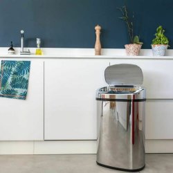 Soptunna Kitchen Move Majestic Automatisk Svart Rostfritt stl A