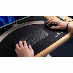 Tangentbord och Mus Bluestork Sans fil Ultra compact Svart