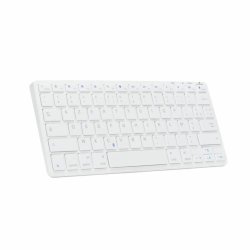 Tangentbord Bluestork Azerty Franska Vit
