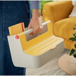 Frvaringslda Leitz Cosy Gul ABS 21,4 x 19,6 x 36,7 cm Brhandt