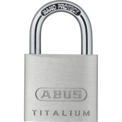 Hngls med nyckel ABUS Titalium 64ti/30 Rektangulr